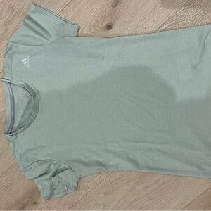Adidas Green tshirt, athletic shirt